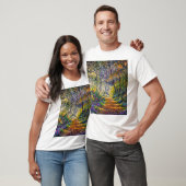 Impressionistischer Pfad: Sonnenwald T-Shirt (Unisex)