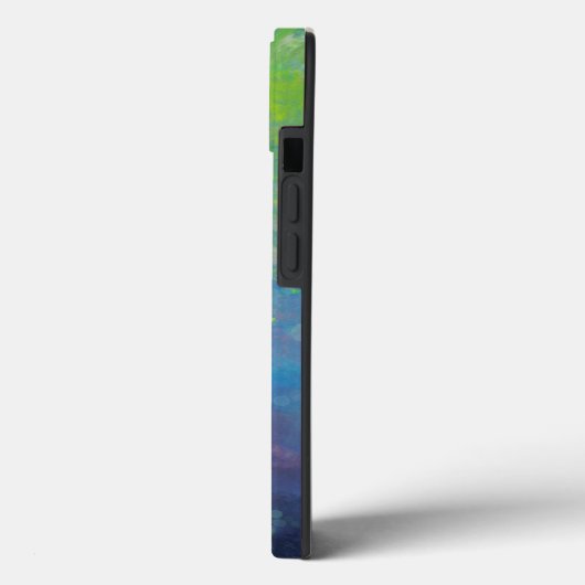 Impressionistischer Seerosenteich Case-Mate iPhone Hülle (Rückseite / Links)