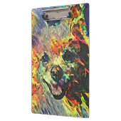 Impressionistischer Spitz #2 Klemmbrett (Links)