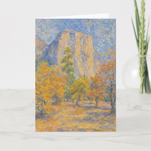 Impressionistischer Stil 'El Capitan vom Yosemite Karte (Vorderseite)