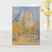 Impressionistischer Stil 'El Capitan vom Yosemite Karte (Gelbe Blume)