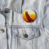 Impressionistischer Vintage-Rennjacht-Button Button (Beispiel)