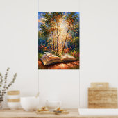 Impressionistischer Wald aus den Seiten des Buchli Poster (Küche)
