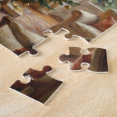 Impressionistischer Weihnachtsbaum im Stil von Mon Puzzle (Seite)