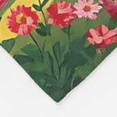 Impressionistisches Altes Eichenbaum Kunst Fleecedecke (Ecke)