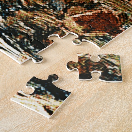 Impressionistisches Berglandpuzzle Puzzle (Seite)