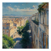 Impressionistisches Bild von Mompellier um 1906