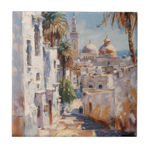 Impressionistisches Bild von Tunis