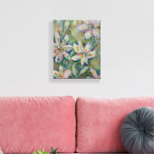 Impressionistisches Blumengemälde Leinwand 8"x10"x (Insitu (Wohnzimmer))