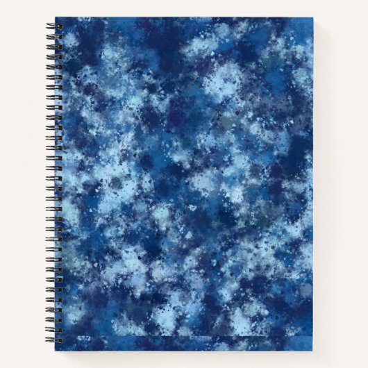 Impressionistisches Camouflage-Notebook Notizblock (Vorderseite)