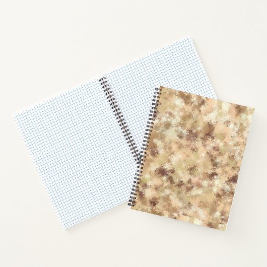 Impressionistisches Desert-Camouflage Notizblock (Innenseite)