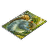 Impressionistisches Eichhörnchen in Forest Foliage Notizblock (Linke Seite)