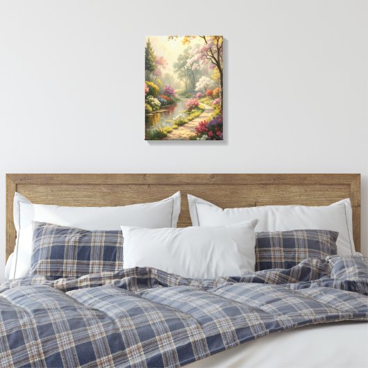 impressionistisches Gemälde Leinwanddruck (Insitu (Schlafzimmer))