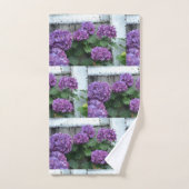 Impressionistisches Hydrangea Badhandtuch Set (Handtuch)