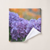 Impressionistisches Hydrangea Badhandtuch Set (Waschlappen)