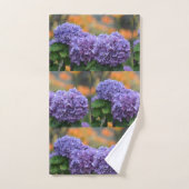Impressionistisches Hydrangea Badhandtuch Set (Handtuch)