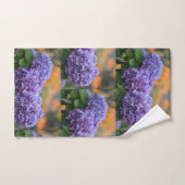Impressionistisches Hydrangea Badhandtuch Set (Handtuch)