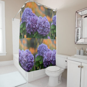 Impressionistisches Hydrangea Duschvorhang