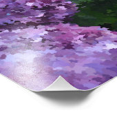 Impressionistisches Hydrangea-Foto Print Fotodruck (Ecke)