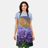 Impressionistisches Hydrangea Schürze (Getragen)