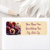 Impressionistisches Maroon Stiefmütterchen Blumeng (Insitu)