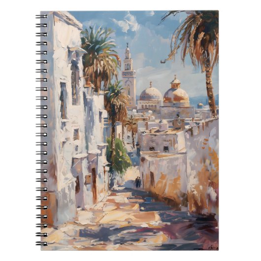 Impressionistisches Motiv von Tunis Notizblock (Vorderseite)
