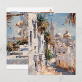 Impressionistisches Motiv von Tunis Postkarte (Vorne/Hinten)
