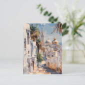 Impressionistisches Motiv von Tunis Postkarte (Stehend Vorderseite)