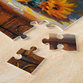 Impressionistisches Ölgemälde der Katze durch Sonn Puzzle (Seite)