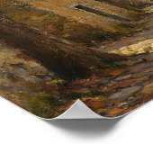 Impressionistisches Ölgemälde einer gepflasterten Poster (Ecke)