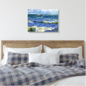 Impressionistisches Sailboat auf der Leinwand der  (Insitu (Schlafzimmer))