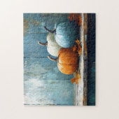 Impressionistisches Trio von Pumpkins über Rustika Puzzle (Vertikal)