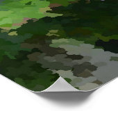 Impressionistisches Wasserposter Poster (Ecke)