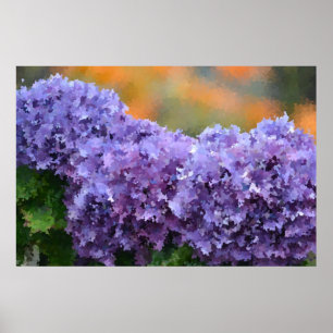 Impressionistisches Wasserposter Poster