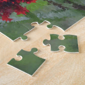 Impressionistisches Zinnia großes Puzzle (Seite)