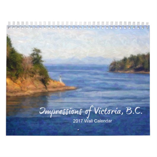 Impressions of Victoria, B.C. 2017 Calendar Kalender (Titelbild)