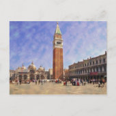 Impressiv Venedig Piazza della Riforma Postkarte (Vorderseite)