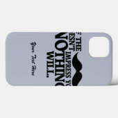 Impressive Mustache benutzerdefinierte Farbe iPad Case-Mate iPhone Hülle (Rückseite (Horizontal))