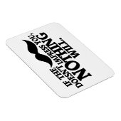 Impressive Mustache benutzerdefinierte Farbmagnet Magnet (Rechte Seite)