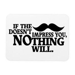 Impressive Mustache benutzerdefinierte Farbmagnet Magnet