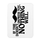 Impressive Mustache benutzerdefinierte Farbmagnet Magnet (Vertikal)