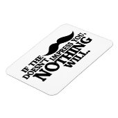 Impressive Mustache benutzerdefinierte Farbmagnet Magnet (Linke Seite)