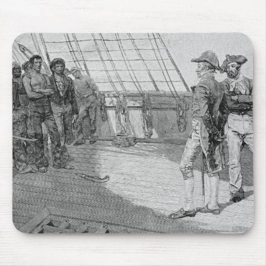 Impressment der amerikanischen Matrosen Mousepad (Vorne)