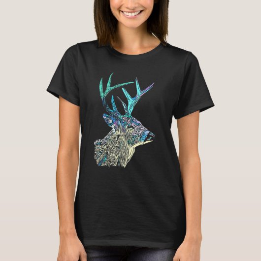 Impressum Hirschjagd T-Shirt (Vorderseite)