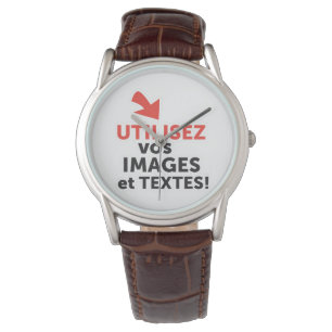 Imprimer vos designs en ligne DIY en Français Armbanduhr