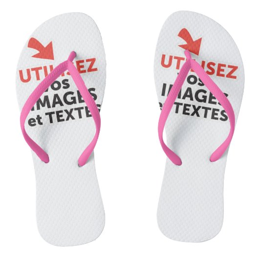 Imprimer vos designs en ligne DIY en Français Badesandalen (Fußbett)