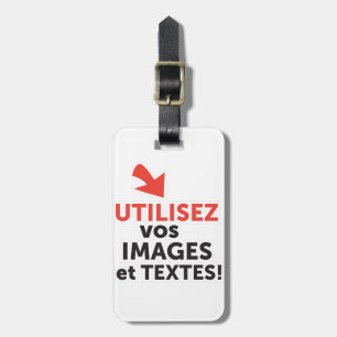 Imprimer vos designs en ligne DIY en Français Gepäckanhänger