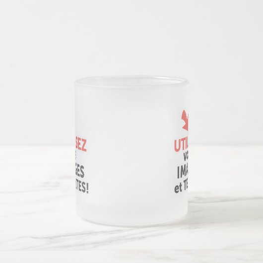 Imprimer vos designs en ligne DIY en Français Mattglastasse (Mittel)