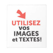 Imprimer vos designs en ligne DIY en Français Notizblock (Vorderseite)