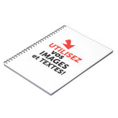 Imprimer vos designs en ligne DIY en Français Notizblock (Linke Seite)